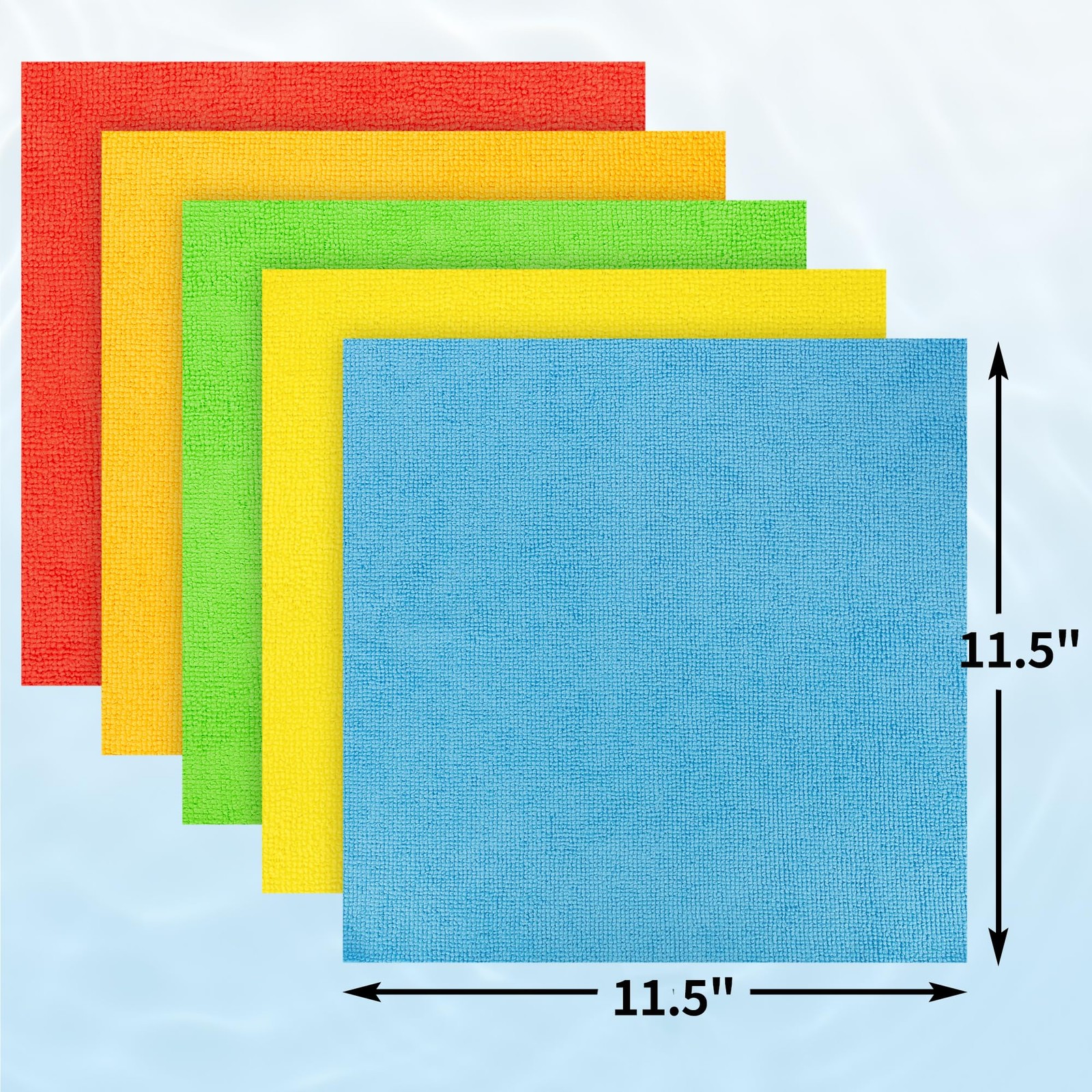 Microfiber Cleaning Cloth, 100 Pack Cleaning Rags Microfiber Towel Bulk Absor…