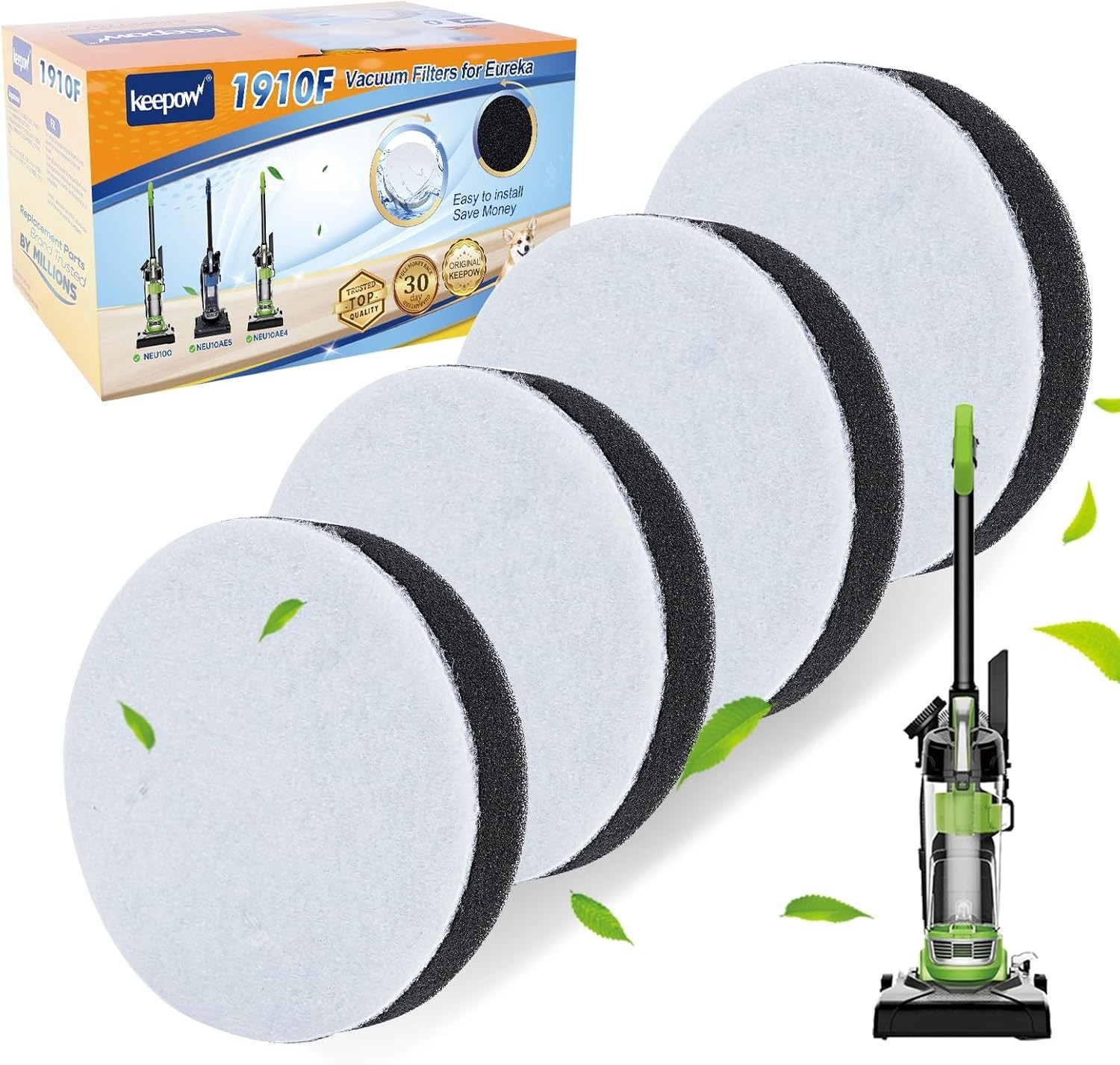 Vacuum Filters for Eureka Airspeed Compact Bagless Upright Vacuum Cleaner , ,…