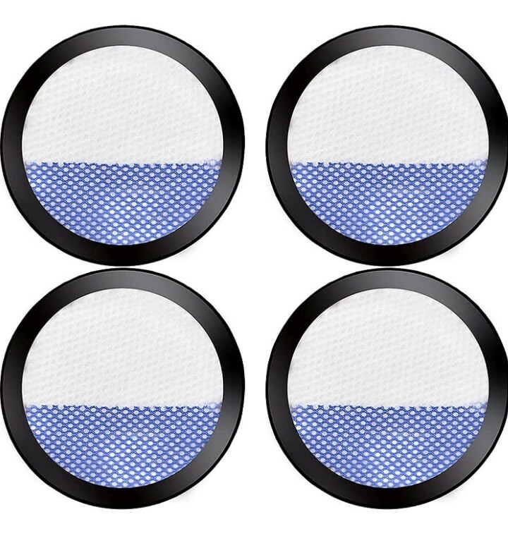 Kaulolado 4 Pack Washable Replacement Vacuum Filter Eureka Pro Stick NEC180