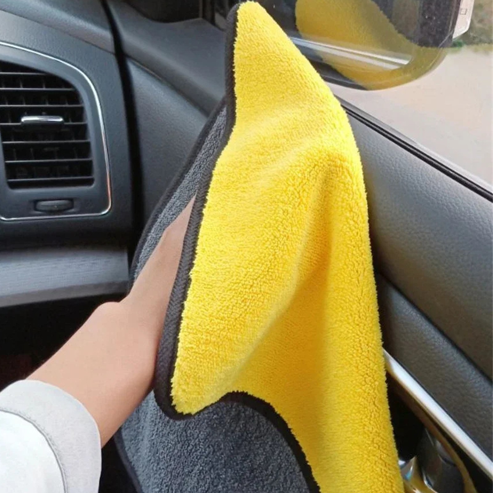 2/10/50 Pack Microfiber Cleaning Towels For Car Wash Drying Detailing