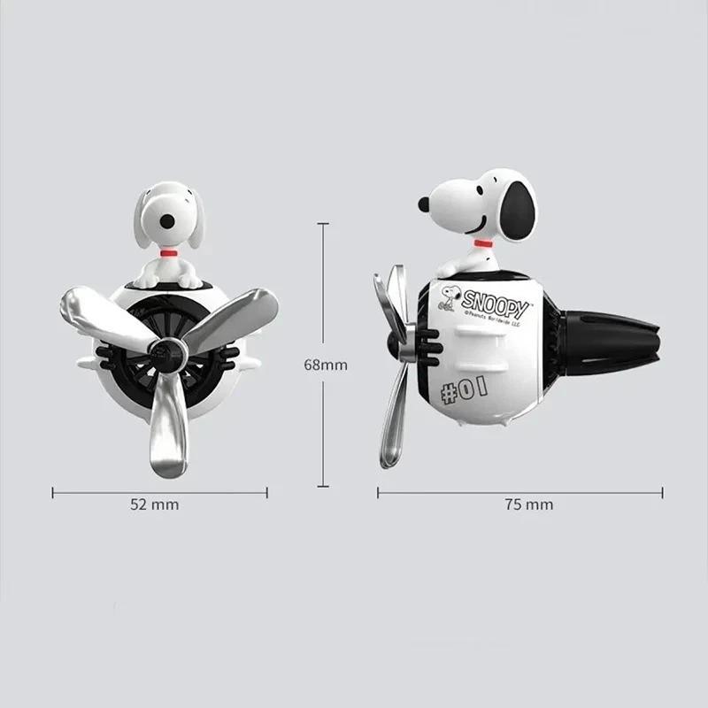Cute Snoopy Anime Car Air Freshener Aromatherapy Fragrance Piece Car Air Outlet