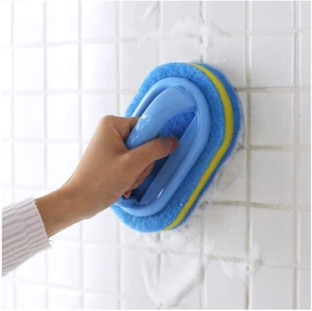 Multi Surface Cleaning Brush, Shower Tile Toilet Scrubber, Blue