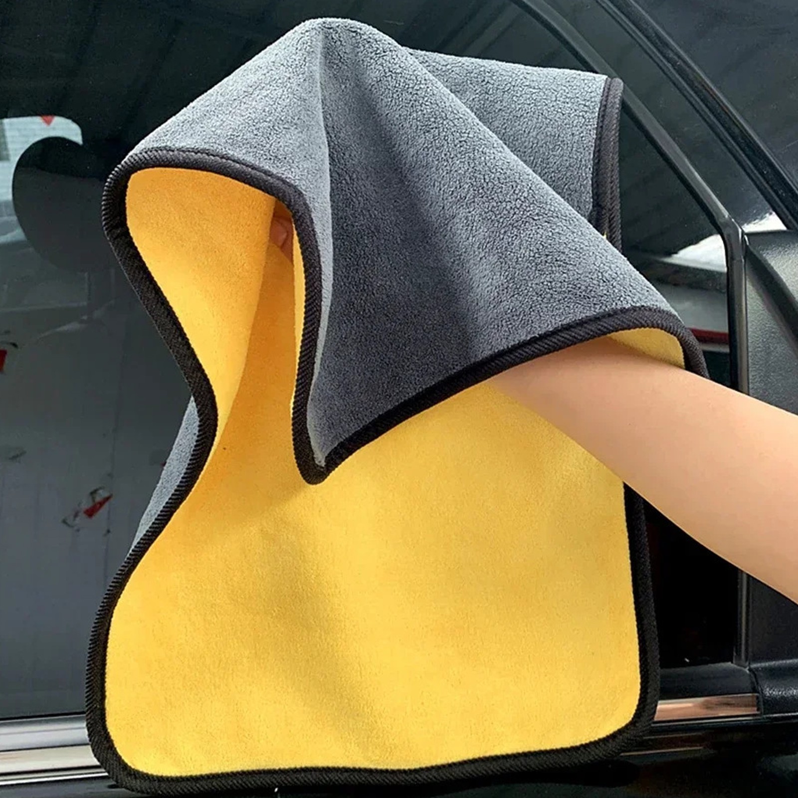 2/10/50 Pack Microfiber Cleaning Towels For Car Wash Drying Detailing