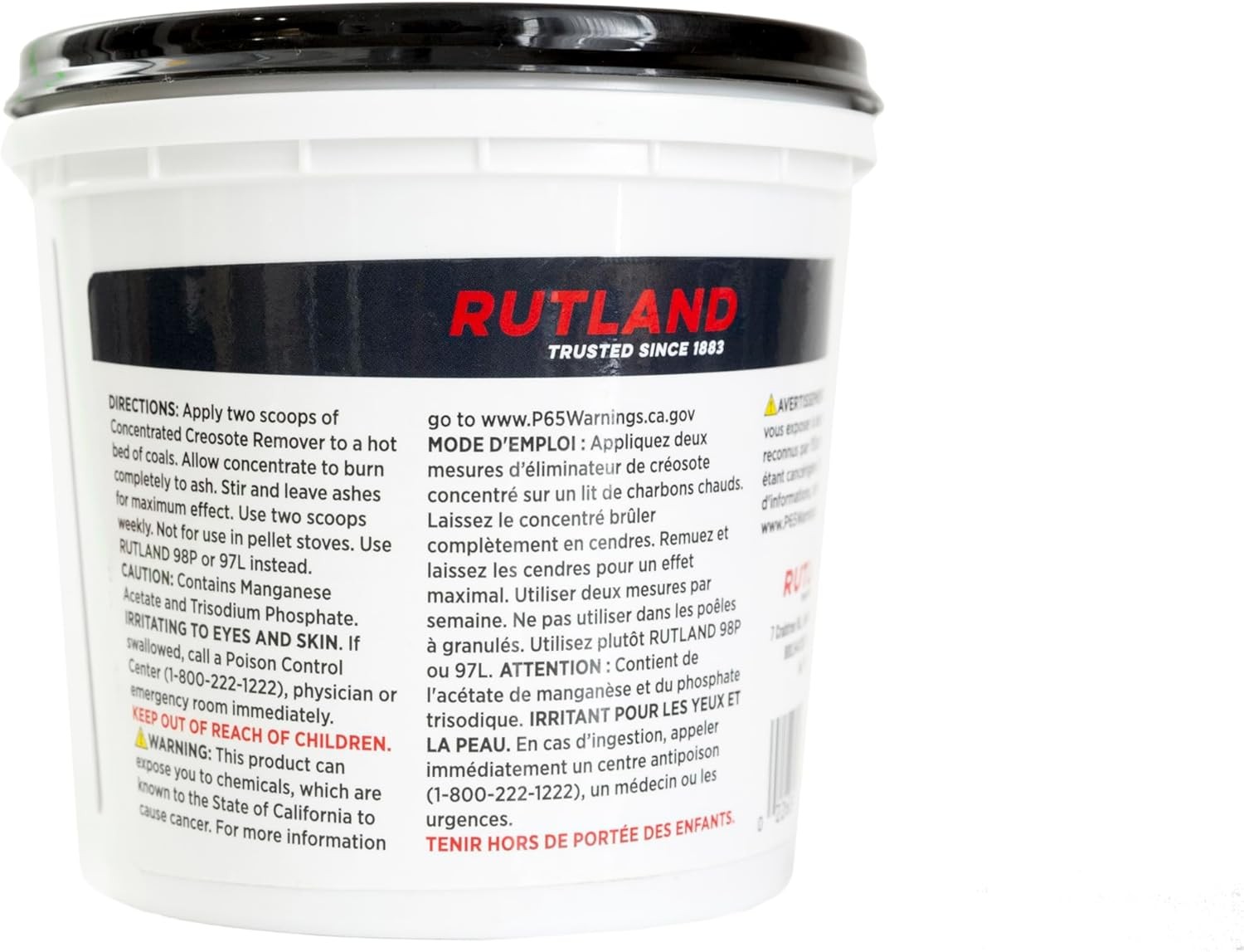 Rutland Creosote Concentrate – Triple Power Remover 2 lb
