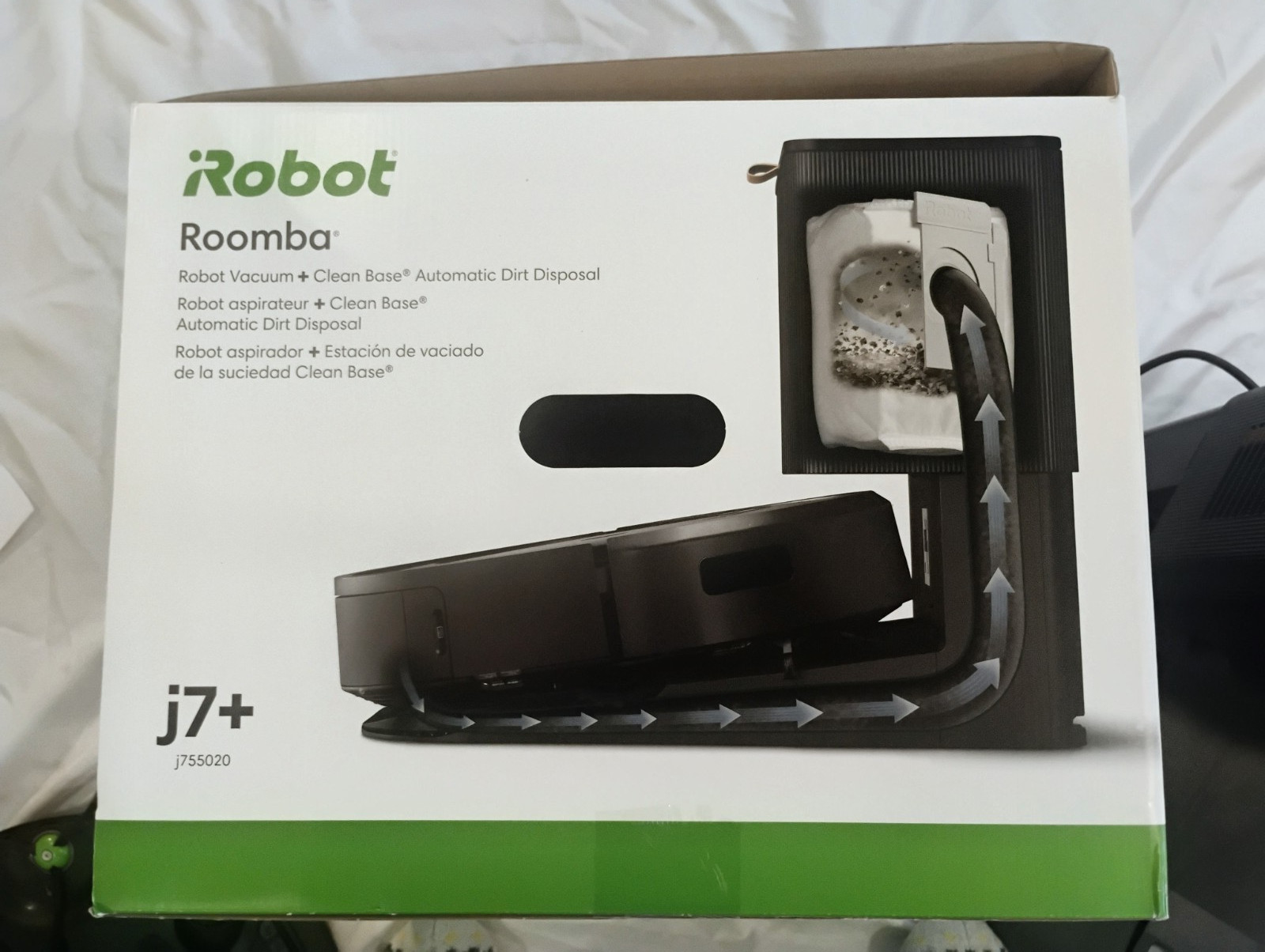 iRobot Roomba j7+ Robot Vacuum w/ Clean Base Self-Emptying – Absolutely Working!