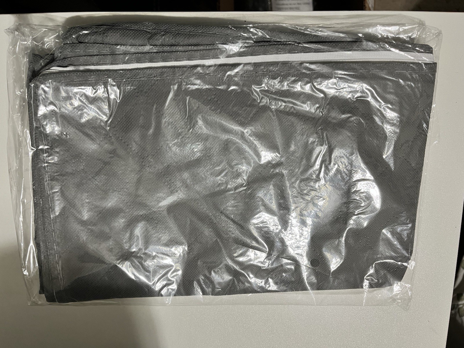 6PC Extra Large Storage Bags With Zipper Closure – Heavy-Duty Non-Woven Fabric