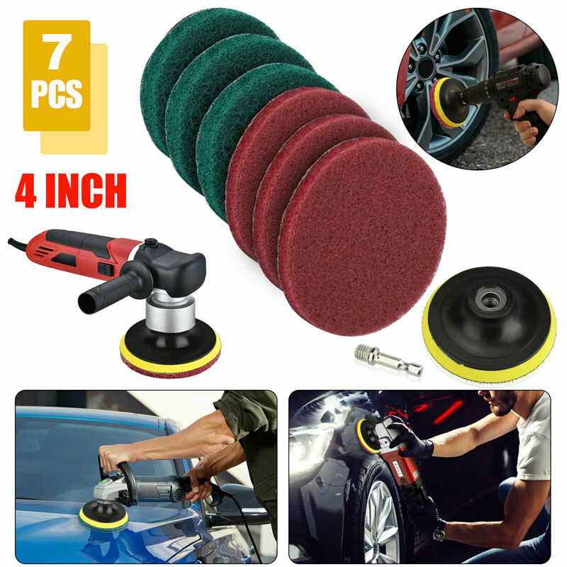 7pcs Drill Brush Set Power Scrubber Drill Combo Tool Carpet Tile Grout Cleaning
