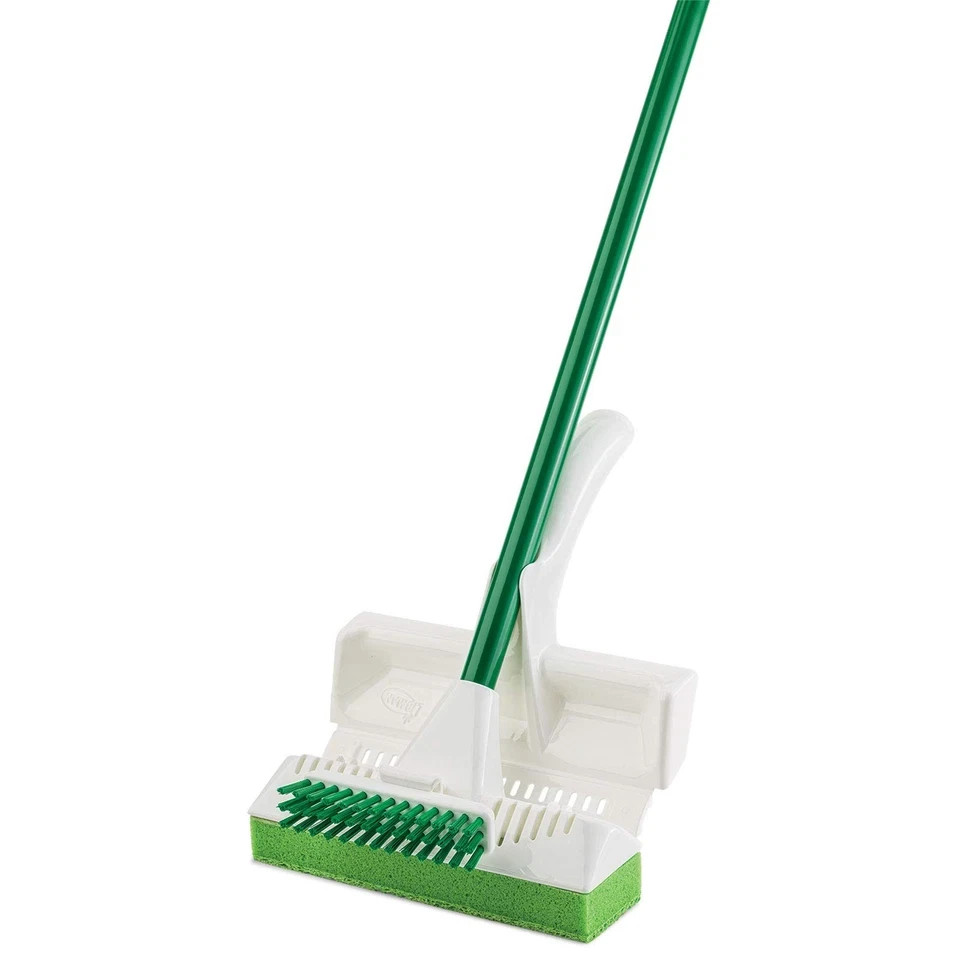 Lot Of 6 Libman Scrubster Floor Mop Spone Refill Easy Change Snap-On And Off (6)