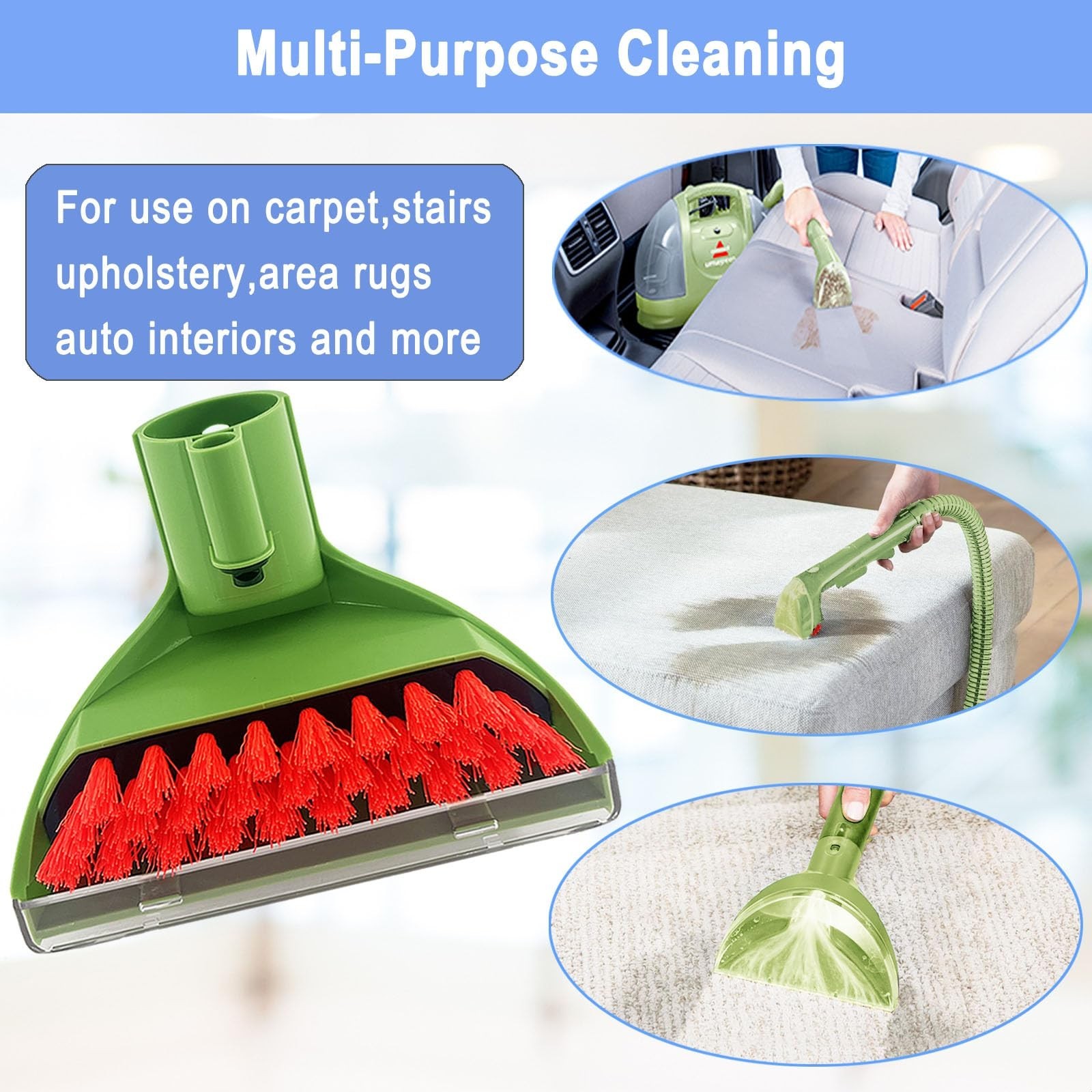Detachable Tough Stain Brush Tool for Carpet Cleaners – Fits 1400B Series, 5.3