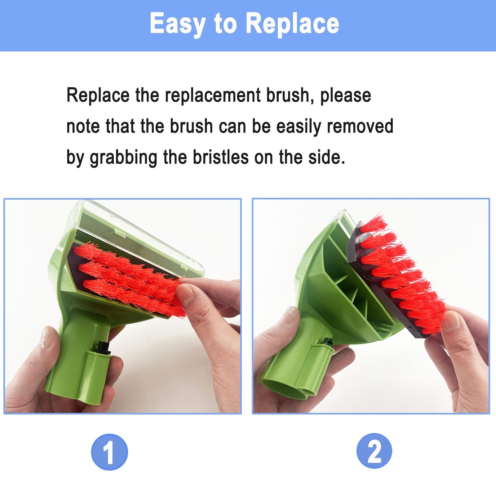 Detachable Tough Stain Brush Tool for Carpet Cleaners – Fits 1400B Series, 5.3