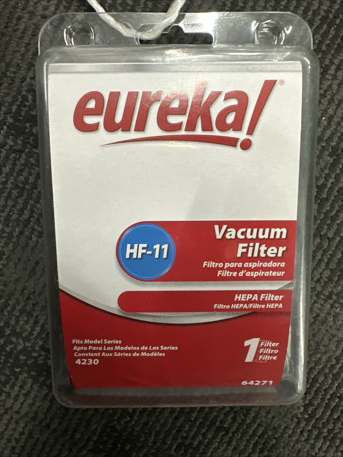 4 Pack Eureka HF-11 Vacuum Filter HEPA Filter Fits Model 4230 64271