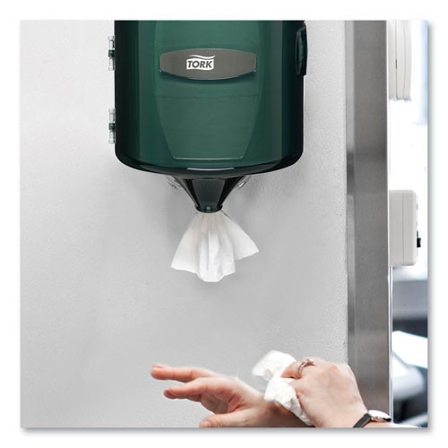 Tork Centerfeed Hand Towel, 2-Ply, 7.6 x 11.75, White, 530/Roll, 6 Roll/Carton