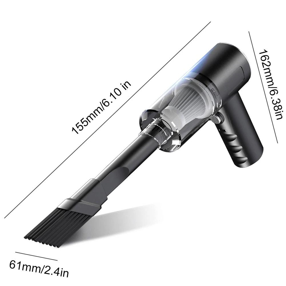 Multi Surface Vacuum Cleaner Blower Suction for Car Interior Cleaning