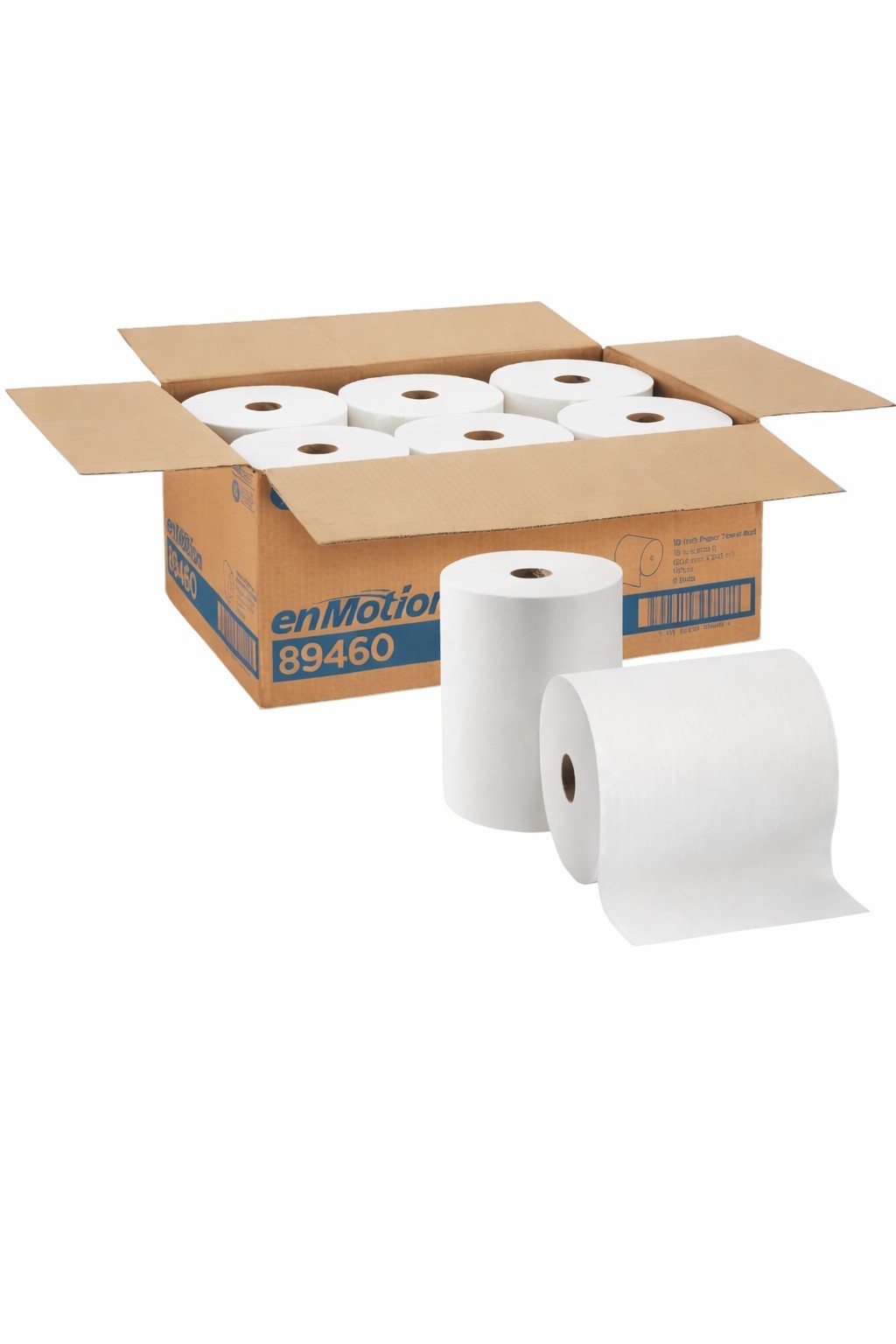 enMotion Paper Towel Rolls, #89460, White, 10 Inch X 800 Foot, Case of 6