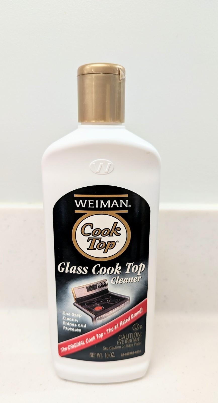 WEIMAN Heavy Duty 3-in-1 COOK TOP CREAM 10oz bottle Clean+Shine+Protect