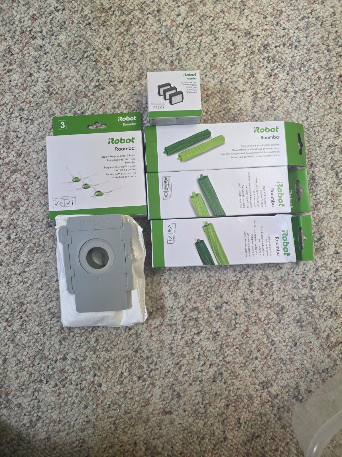 iRobot Filter Replenishment Kit for Roomba e and i Series Robot Vacuums – Green