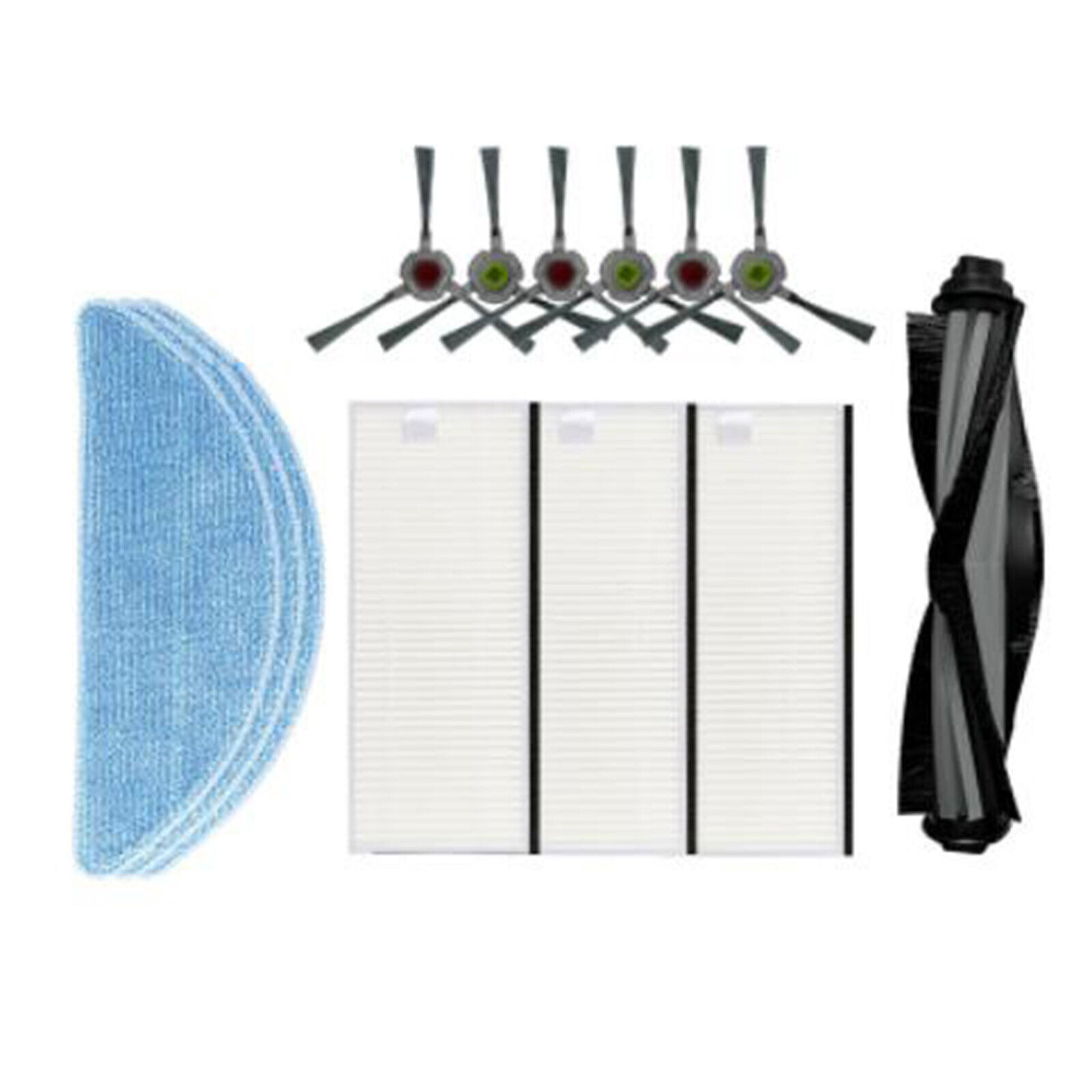For Ecovacs Yeedi K650 Side Brush Main Brush Filter Mop Cloth Rags