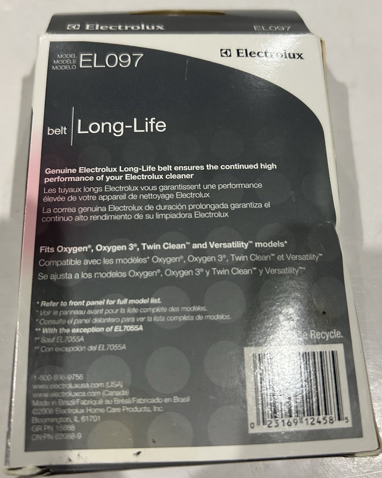 Electrolux EL097 Replacement Vacuum Cleaner Belt For EL7050 Series & Others