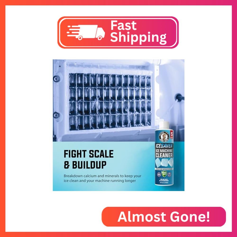 HVAC Guys Ice Machine Cleaner and Descaler 16oz (5 Uses) Removes Scale and Miner