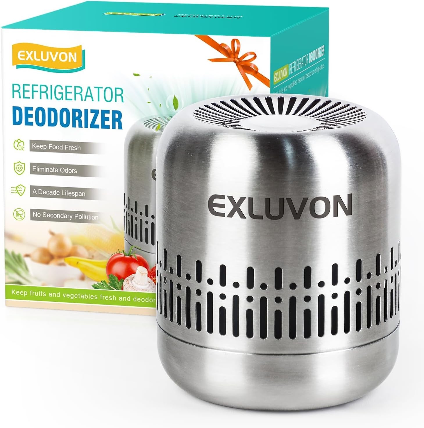 Refrigerator Deodorizer,Lasts for 10 Years Fridge Deodorizer Kitchen Gadgets Air