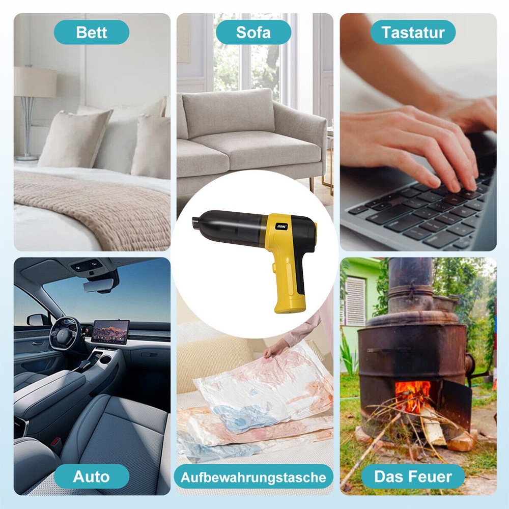 Cordless Handheld Vacuum Cleaner Portable Car Auto Home Wireless ACH