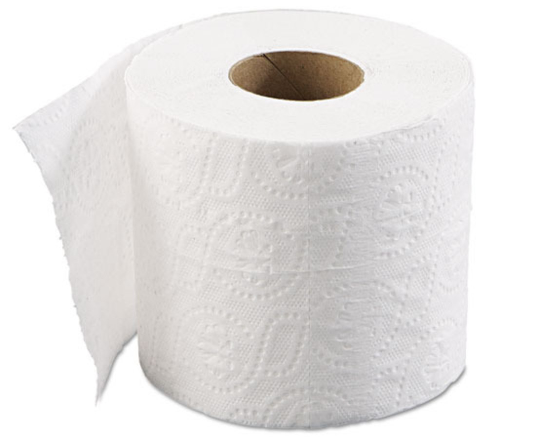 SOFT TOILET PAPER 96 Rolls In Box 500 Sheet White Tissue Boardwalk 2-Ply BULK