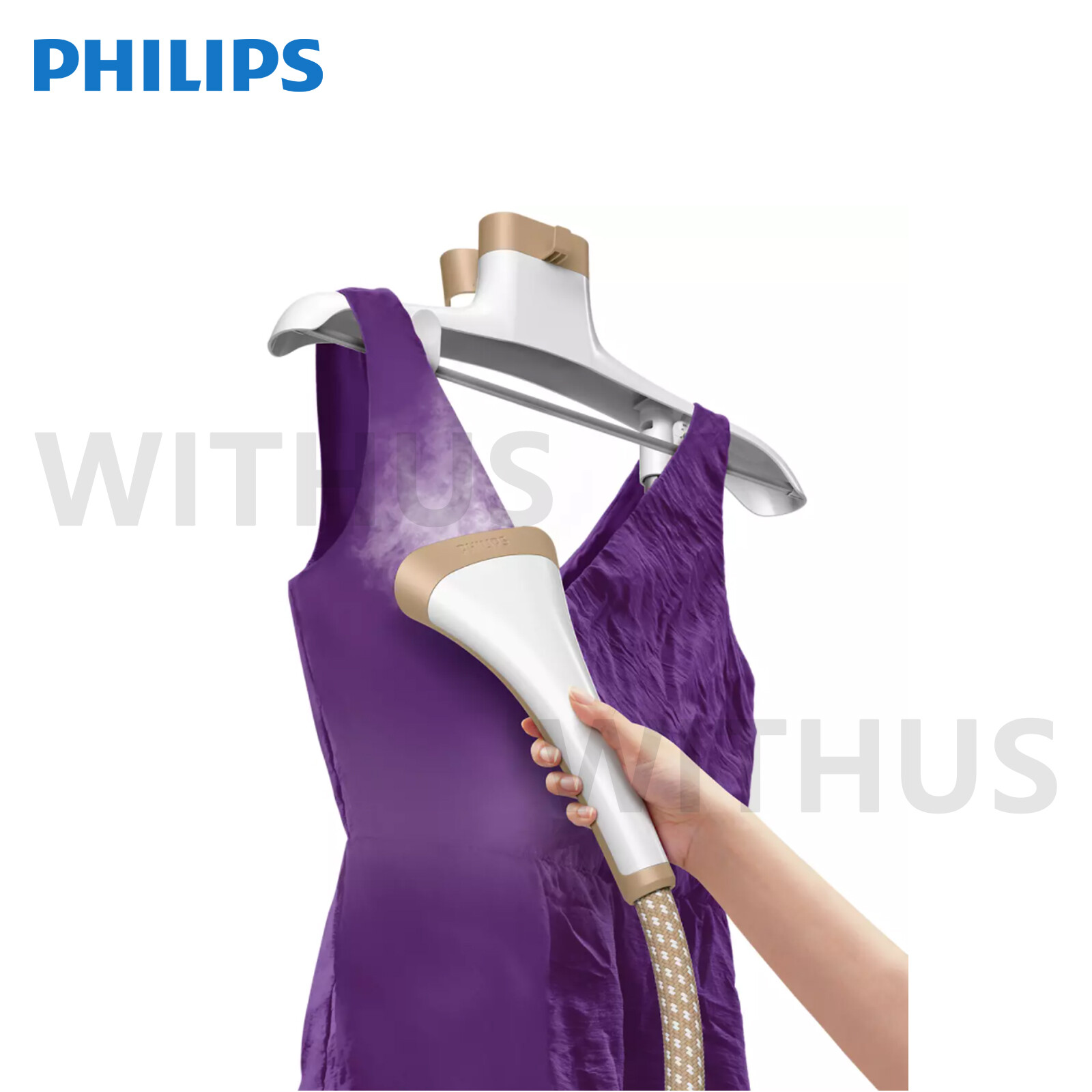 Philips Garment Steamer GC523/68 1600W, 32g/min 5 steam settings 1.6L Detachable