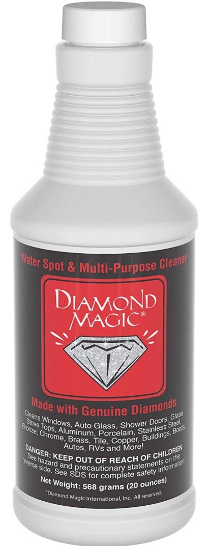 1 Case – 12pk Diamond Magic – Water Spot & Multi-Purpose Cleaner 20oz SEE VIDEO