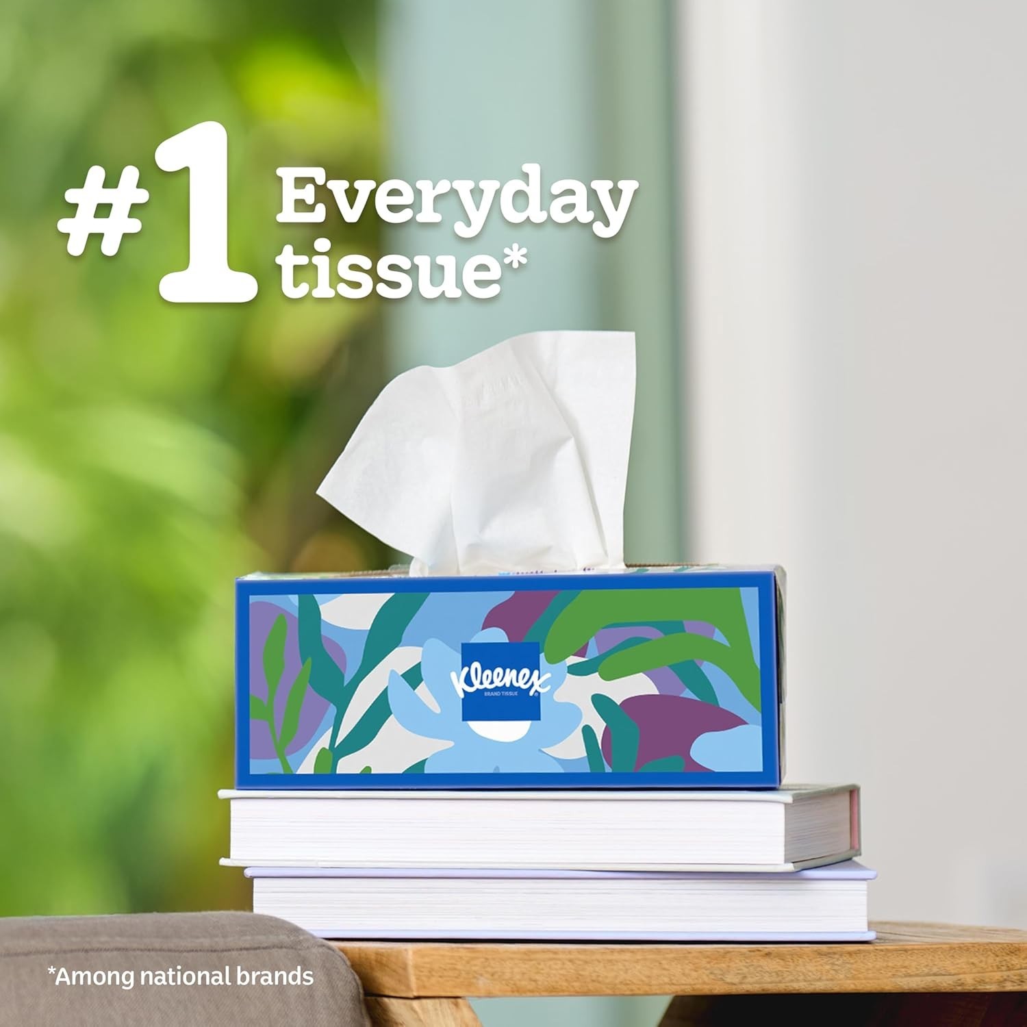 Kleenex Trusted Care Facial Tissues, 8 Flat Boxes, 200 Tissues per Box, 2-Ply