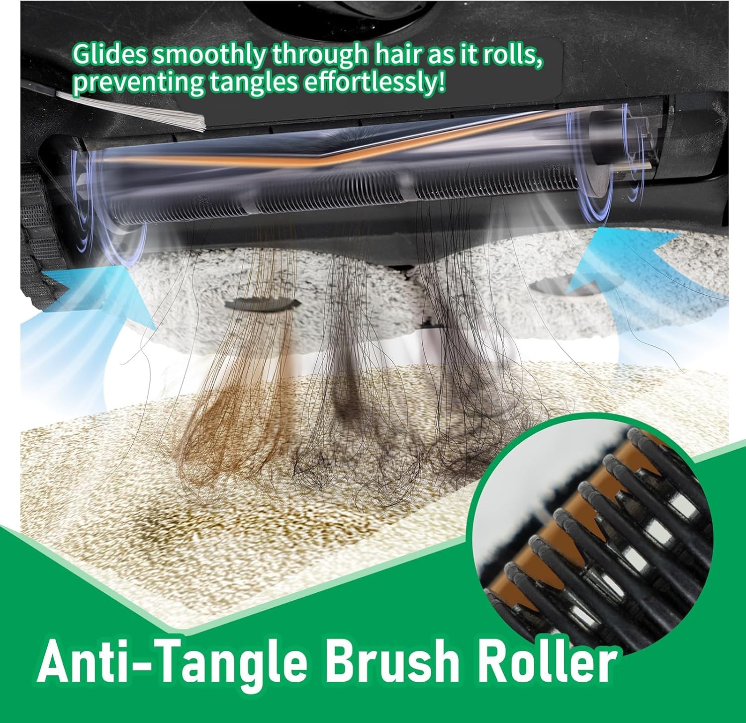 L40 Ultra TriCut Main Brush Replacement Compatible with Dreame X40 Ultra X30