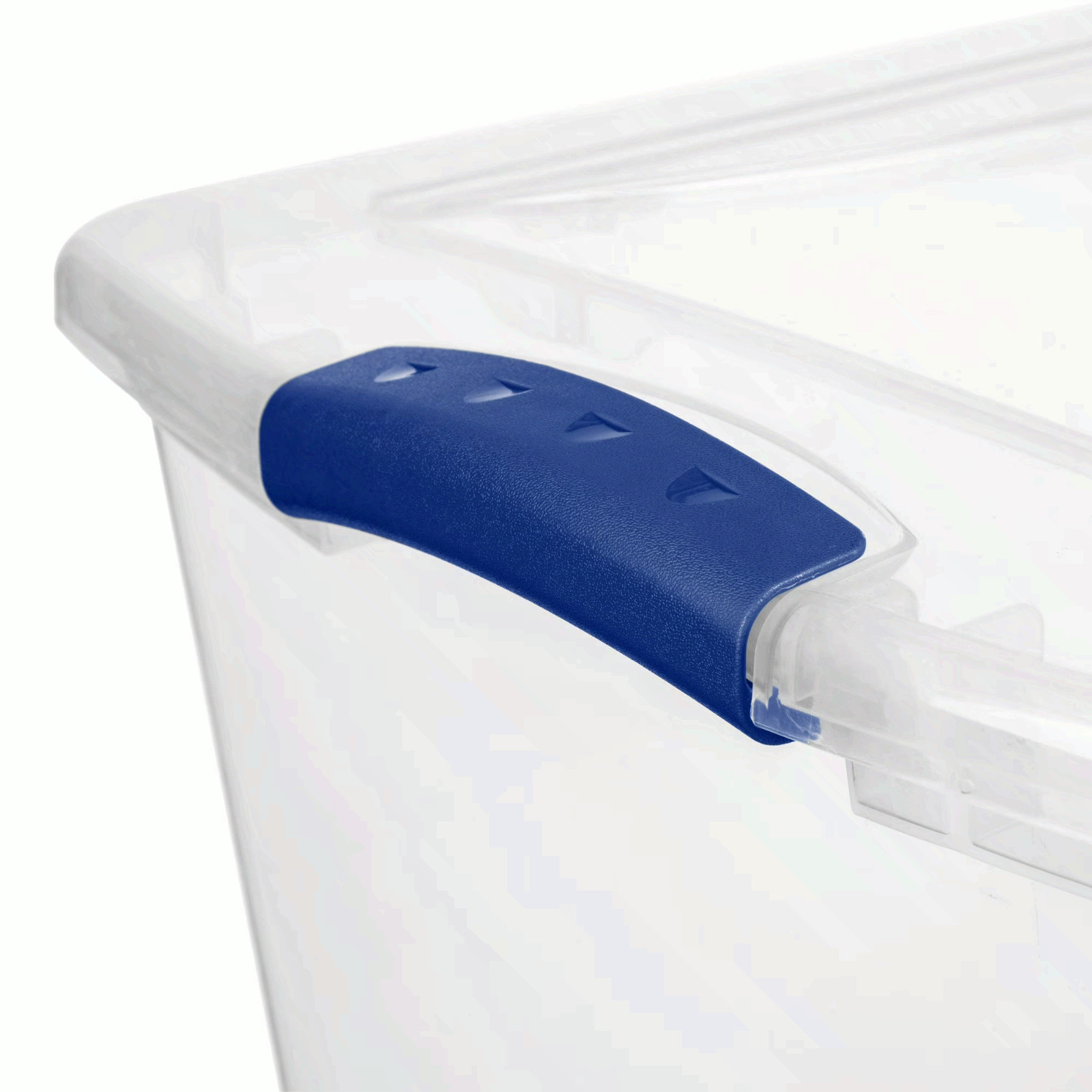 Sterilite Large Latching Storage Bin, 66 Quart Clear Plastic Storage Container