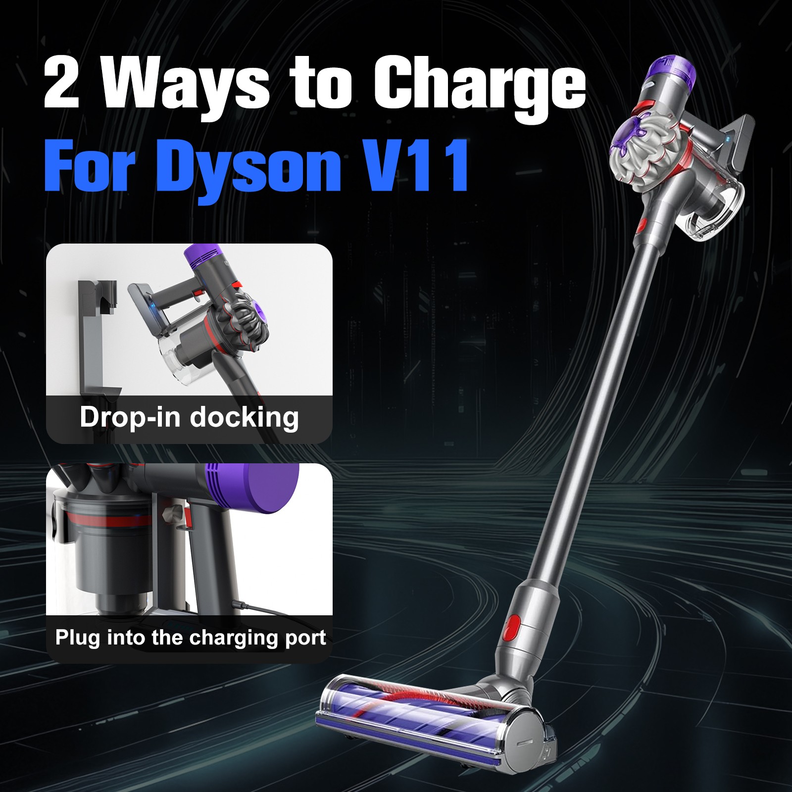 For Dyson V11 Screw-in Battery SV14 Absolute Fluffy 8.0Ah/6.4Ah/6Ah Battery v11