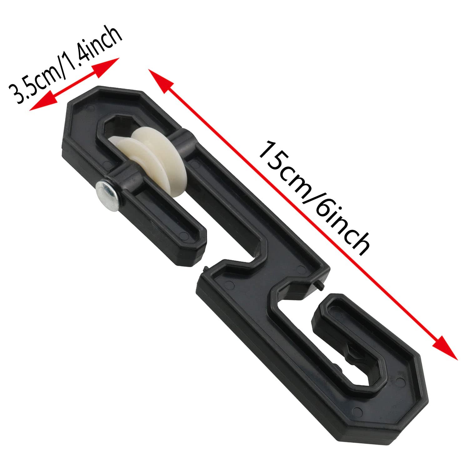 Plastic Aluminum Clothesline Separator Spreader Pulley Clothesline Pull
