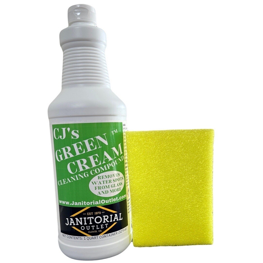 water spot remover glass CJ’s green cream Hard Water Spot Remover 32oz