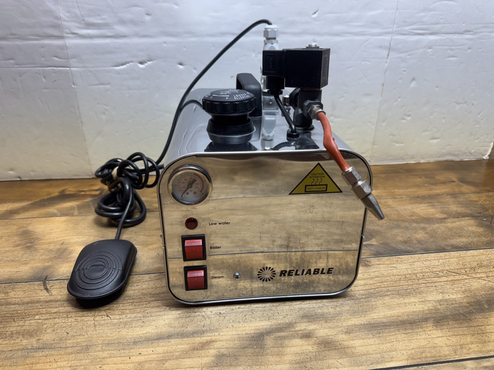 Reliable 5000CJ Professional Jewelry Steam Cleaner Boiler w/ Foot Pedal 120V