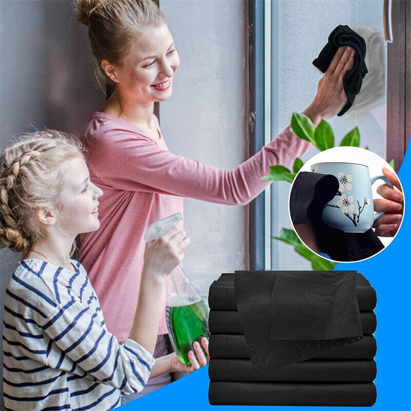 5-20 Thickened Magic Cleaning Cloth Reusable Thicken Microfiber Cleaning Rags US