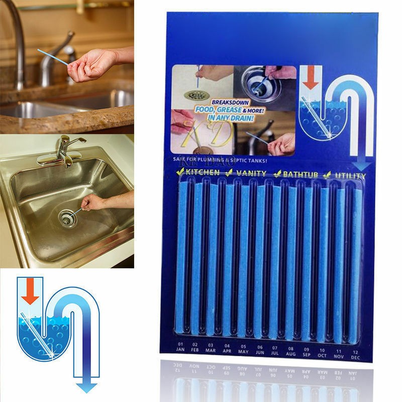New Sani Sticks Drain Cleaner And Deodorizer 48 pack Set 4 Best Deal USA