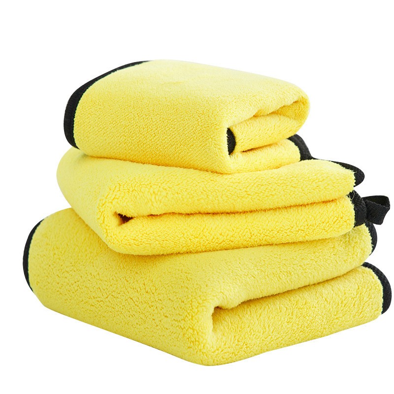 5pc Microfiber Cleaning Cloth Extra Thick Rag Car Wash Polishing Detailing Towel