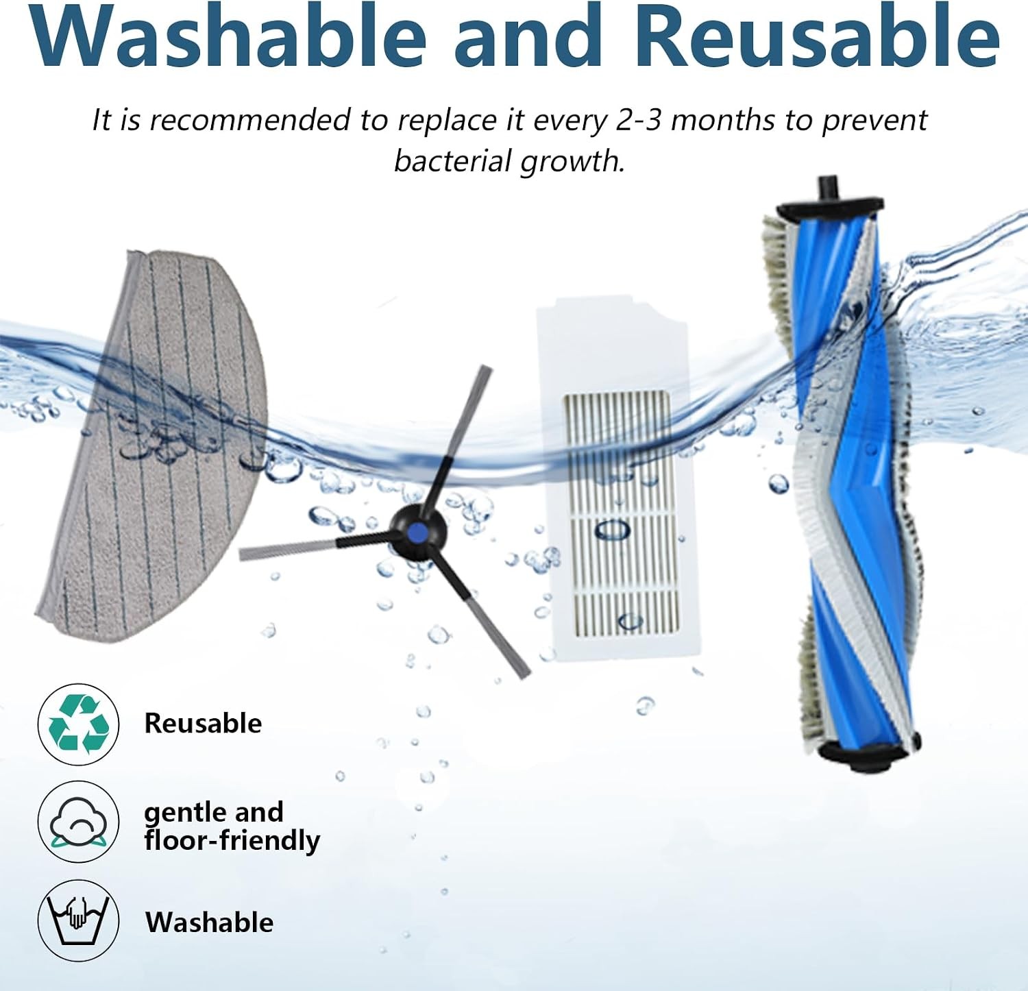 Accessories for ECOVACS DEEBOT N20 Plus N20 Pro Plus for Yeedi C12 Pro Plus C12