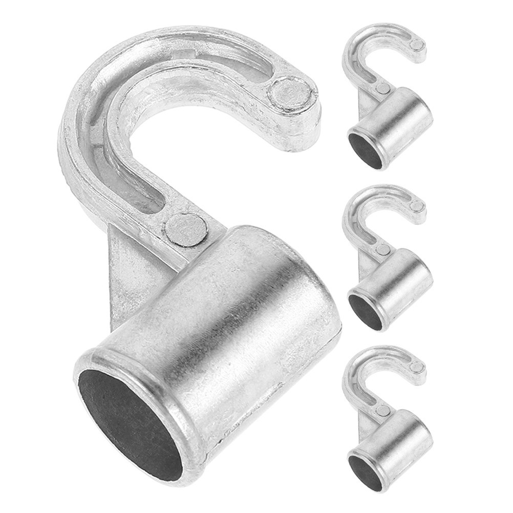 Pot Hooks Silver for Homeowners Space Saving 4Pcs 1.97X1.77X0.75In
