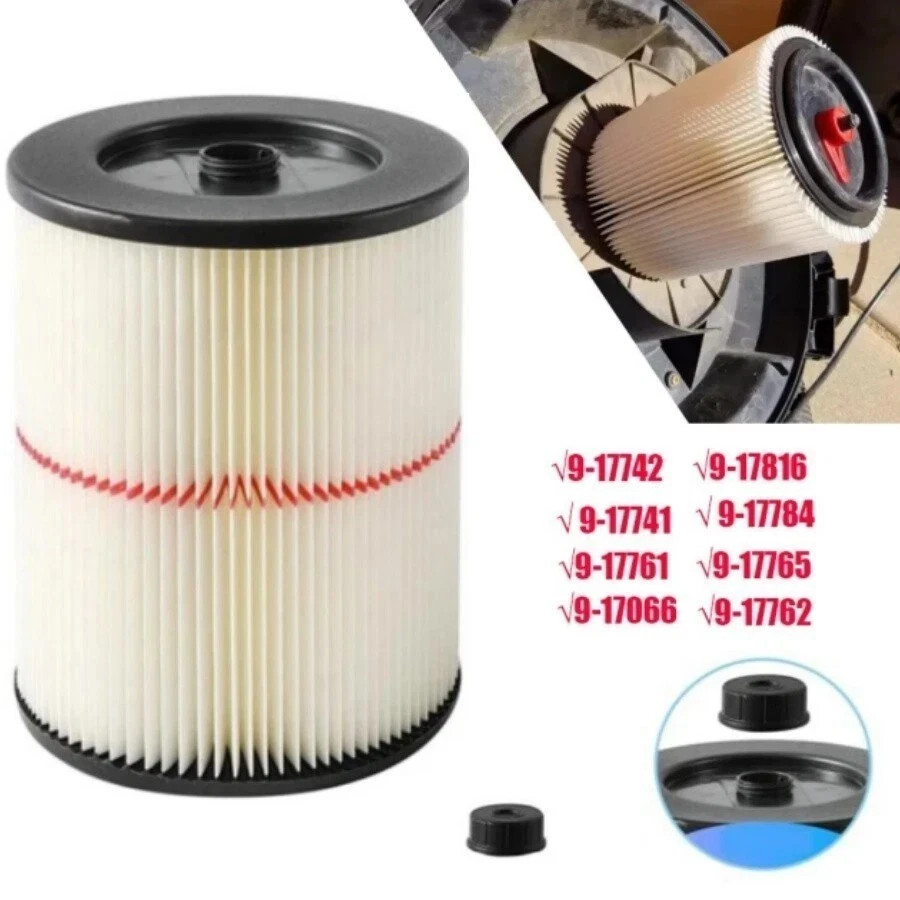 Replacement Cartridge Filter for Craftsman 9-17816 Vacuum Cleaner for Floor Care