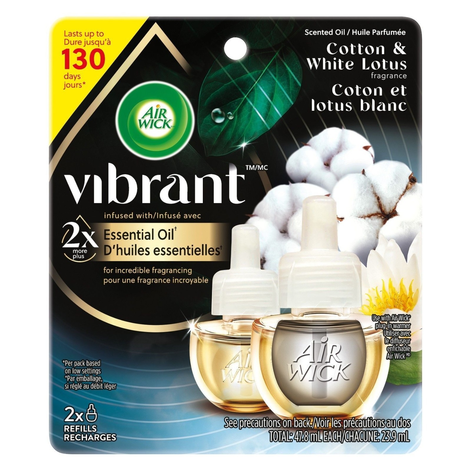 Air Wick® Vibrant Scented Oil – Cotton & White Lotus