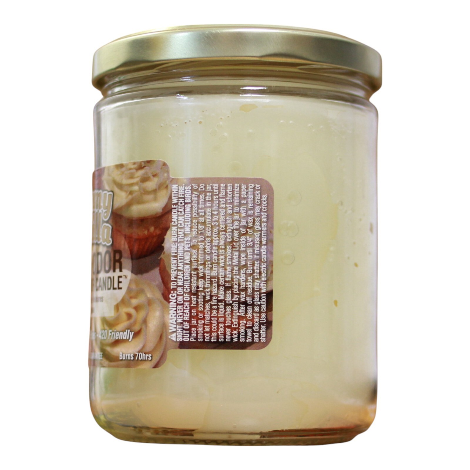 Smoke Odor Exterminator Cool Creamy Vanilla Air Freshener Jar Candle – 13 Oz