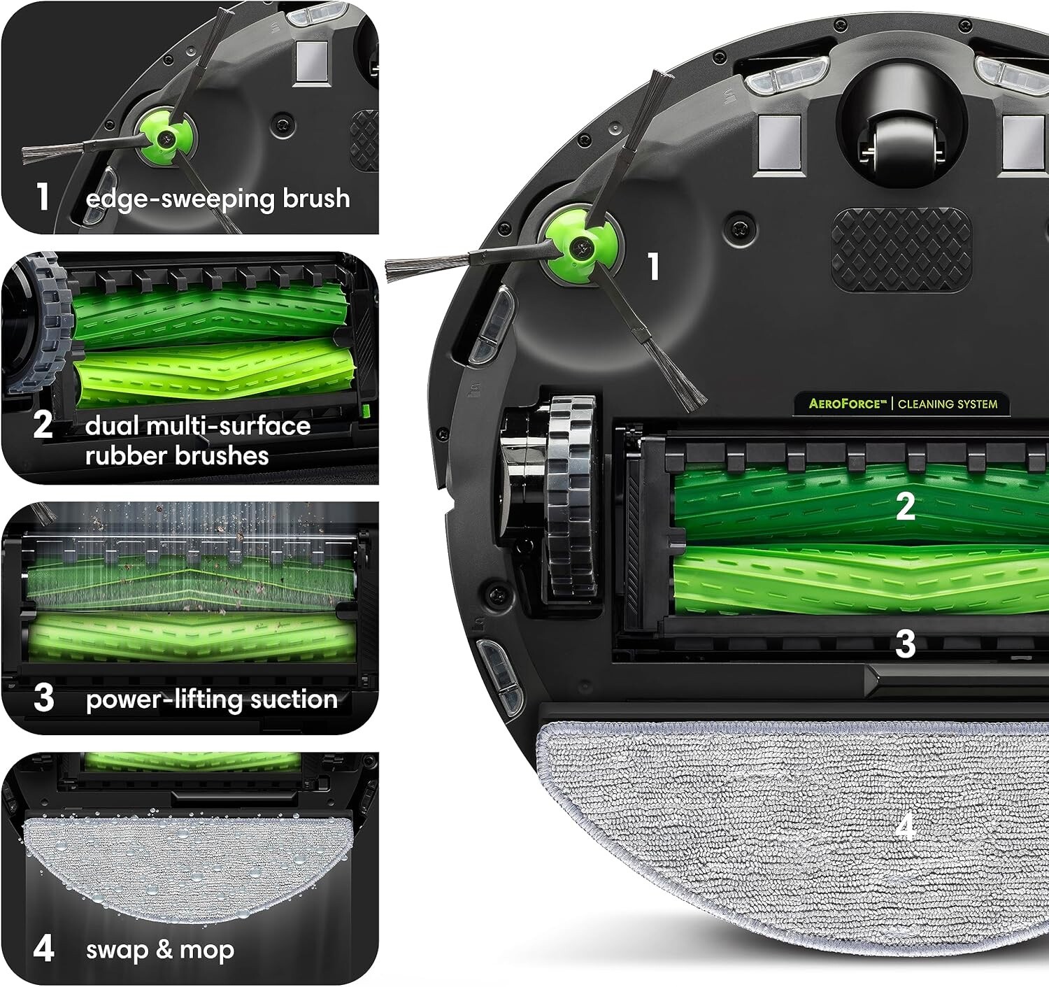 iRobot Roomba Combo i5+ Vacuum & Mop – Self-Emptying – Certified Refurbished!