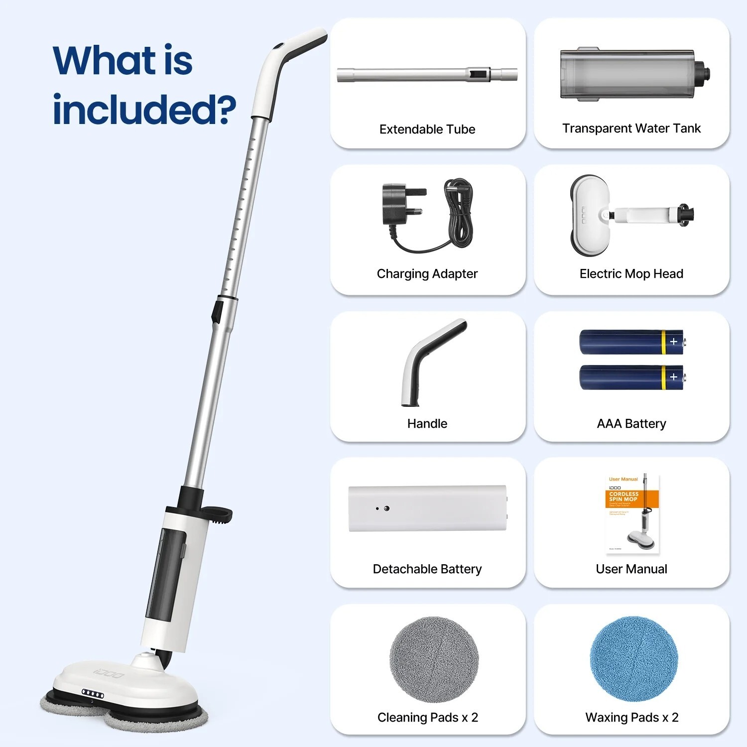 Steam Mop Cleaning Floor Tool Handheld Electric Steam Mop Floor Cleaner Cordless