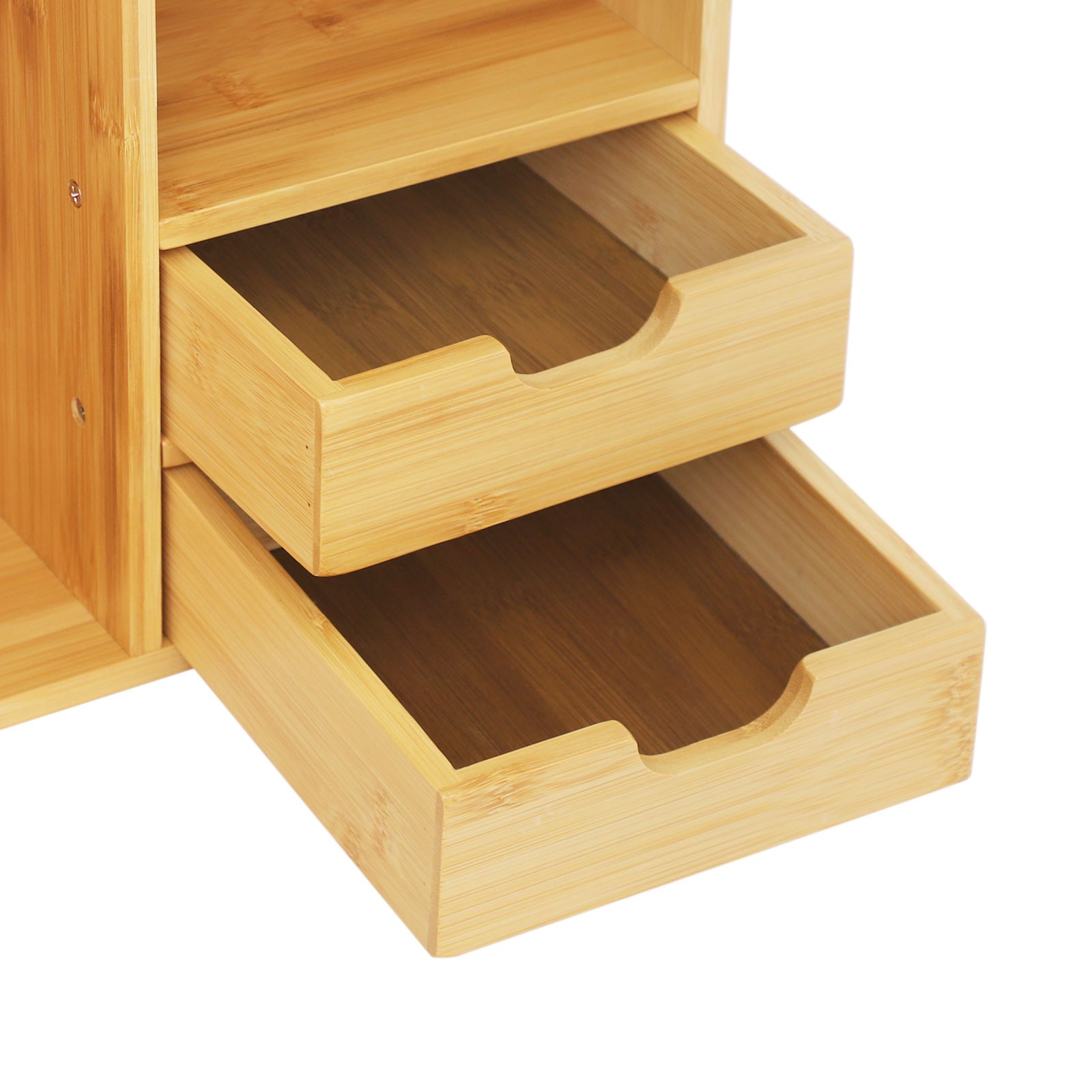 Small Desktop Bookshelf for Students Minimalist Office Desk Bookshelf 68*46cm US