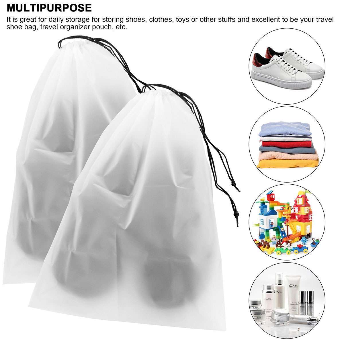 Lot Travel Shoe Bags Zip Pouch Storage Organizer Waterproof Bag Shoes Case Box
