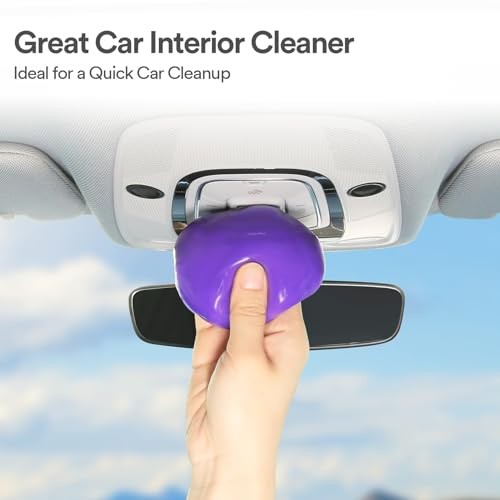 PULIDIKI Car Cleaning Gel Putty Slime Detailing Kit Interior Cleaner Purple