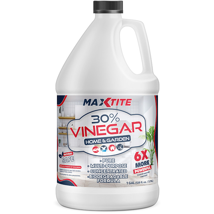 MaxTite Concentrated Vinegar (20%, 30%, or 45%) – High Strength – Gallon Bottles