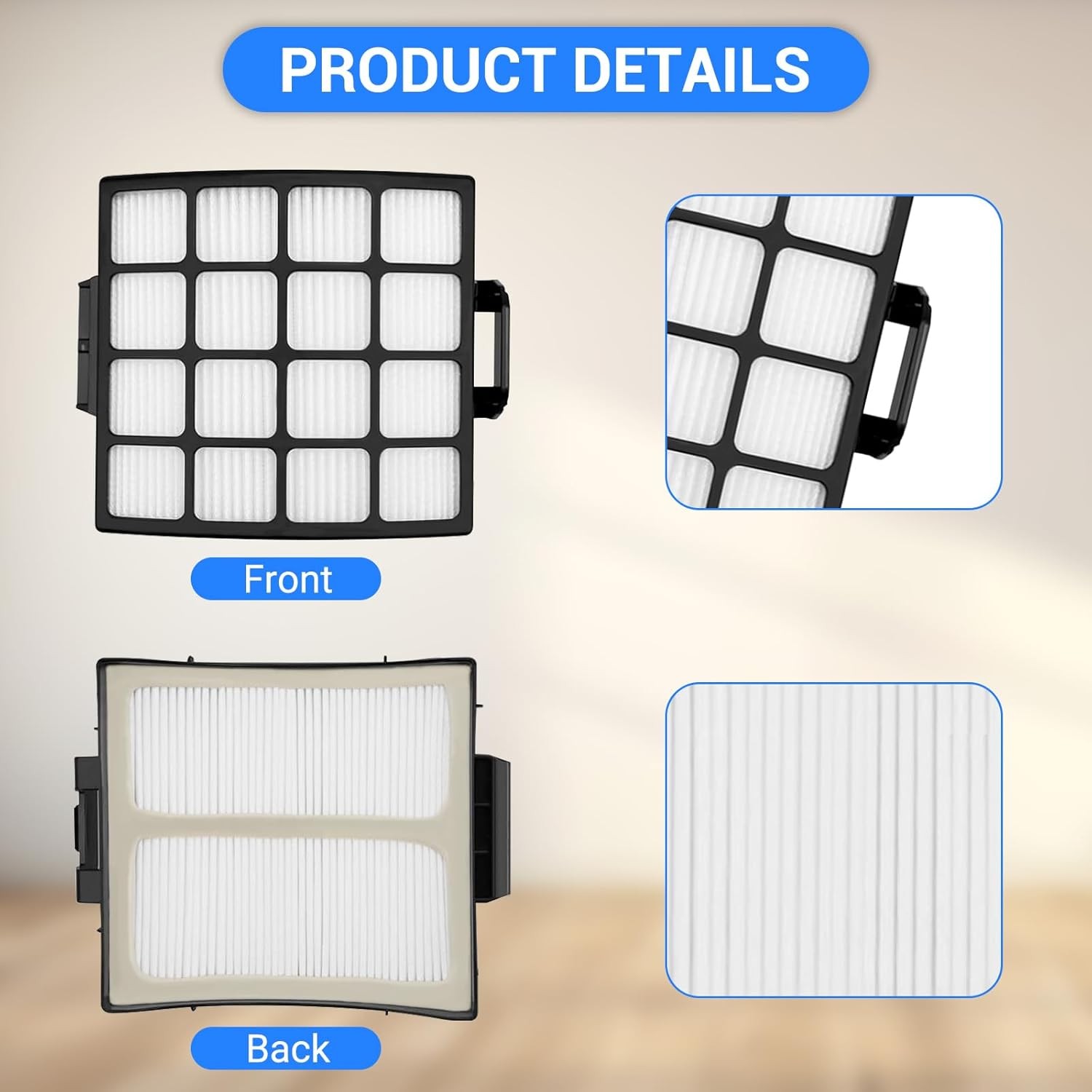 AZ3002 Replacement Filters for Shark AZ3002 AZ3000 AZ3000W for Stratos DuoClean